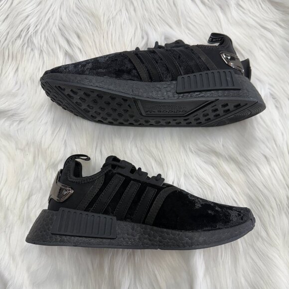 Adidas NMD_R1 Black Womens Running Shoes GW5682 NEW* Sz 7 - Picture 4 of 8